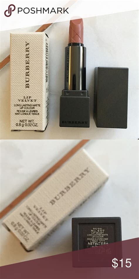 burberry lip velvet lipstick in nude 407|Burberry Nude (407) Lip Velvet Review & Swatches .